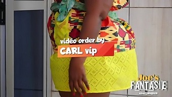A Voluptuous Black Mature Saleswoman With A Large Posterior
