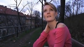 Meggie From Publicagent Engages In Sex-For-Money Transaction In A Public Setting