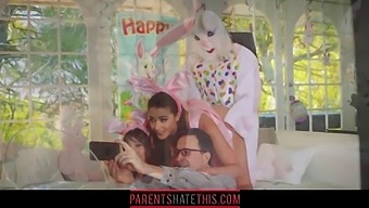 Niece Seduces Uncle In Bunny Costume For Family Fun
