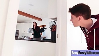 Milf With Big Round Boobs In Hardcore Sex Scene (Emma Butt)