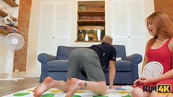 Rita Fox'S Kinky Twister Game Leads To Anal Tongue Action