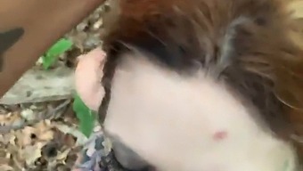 Teen Girl Gets Caught In The Woods And Pleads For A Doggy Style Fuck