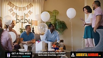 Unintentional Group Sex: Casey Calvert Gets Double Penetrated To Alleviate Ennui With French Subtitles
