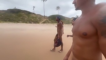 My Girlfriend And I Visited The Beach For Some Sunbathing In The Nude